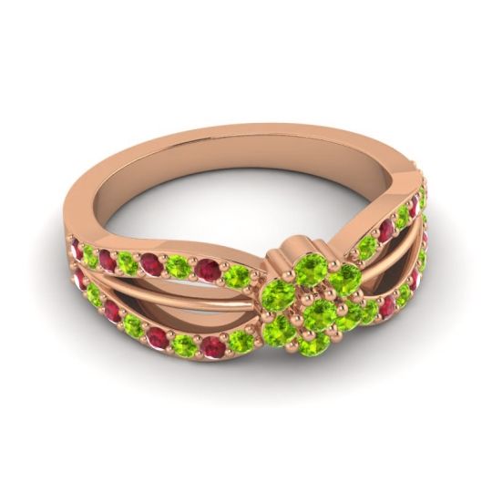 Simple Floral Pave Kalikda Ring