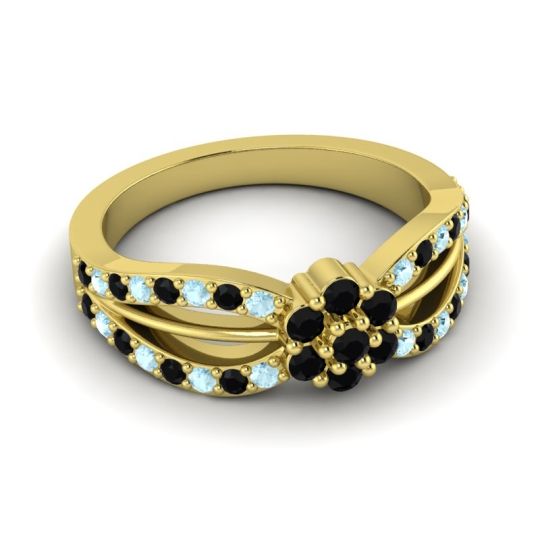 Simple Floral Pave Kalikda Ring