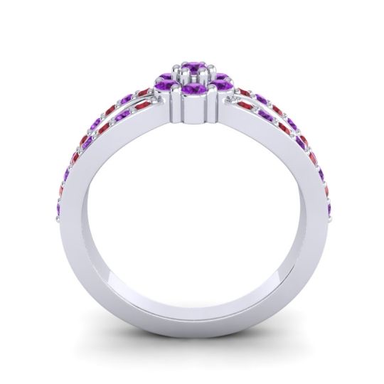 Simple Floral Pave Kalikda Ring