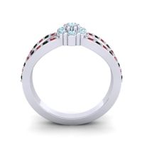 Simple Floral Pave Kalikda Ring