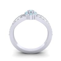 Simple Floral Pave Kalikda Ring