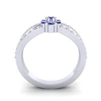 Simple Floral Pave Kalikda Ring