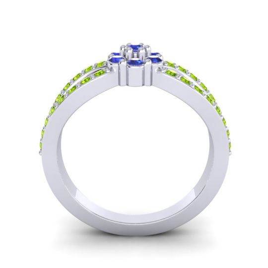 Simple Floral Pave Kalikda Ring