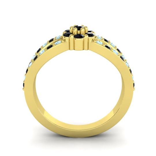 Simple Floral Pave Kalikda Ring