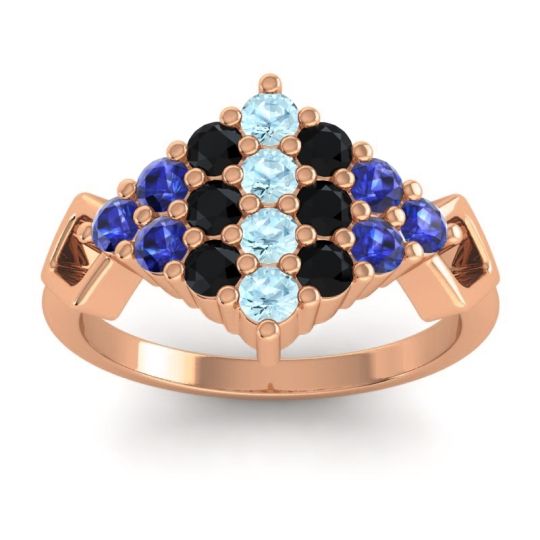 Simple Pave Art Deco Hira Ring