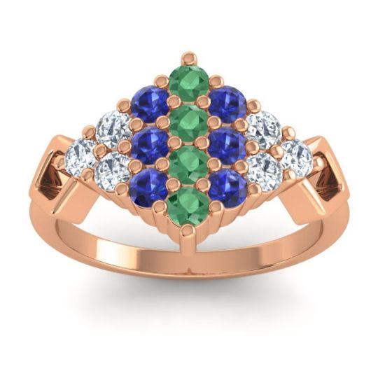 Simple Pave Art Deco Hira Ring