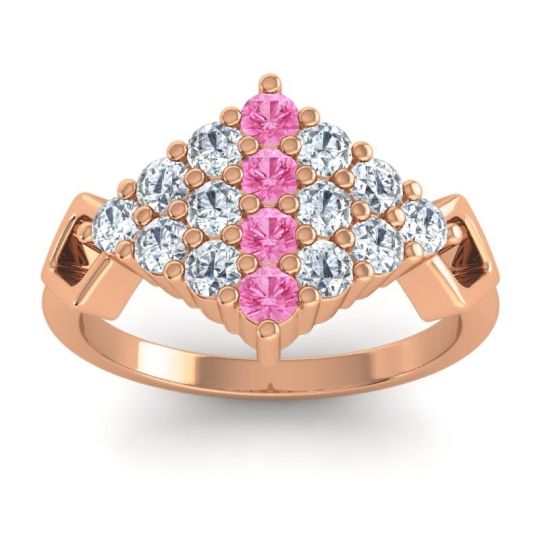 Simple Pave Art Deco Hira Ring