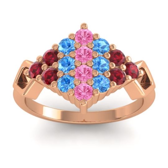 Simple Pave Art Deco Hira Ring