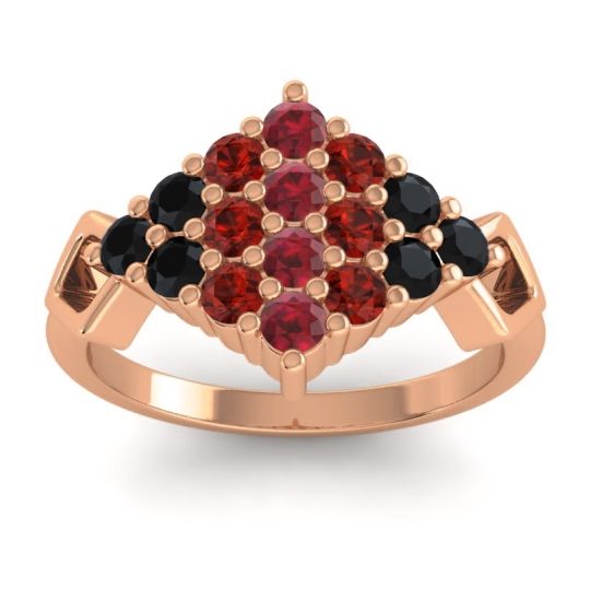 Simple Pave Art Deco Hira Ring