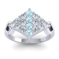 Simple Pave Art Deco Hira Ring