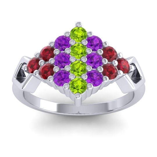 Simple Pave Art Deco Hira Ring