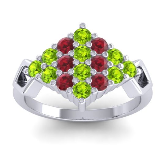 Simple Pave Art Deco Hira Ring