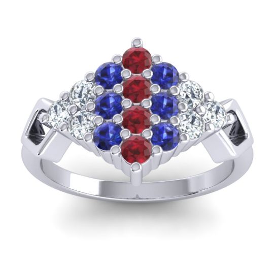 Simple Pave Art Deco Hira Ring