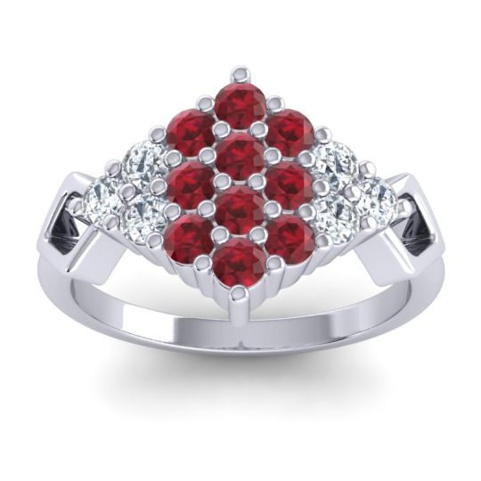 Simple Pave Art Deco Hira Ring