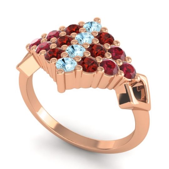 Simple Pave Art Deco Hira Ring