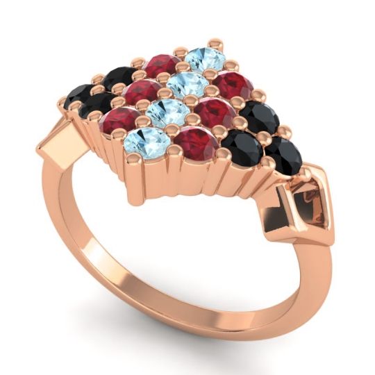 Simple Pave Art Deco Hira Ring