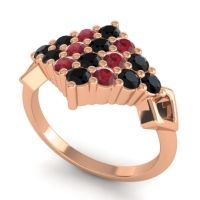 Simple Pave Art Deco Hira Ring