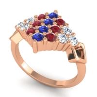 Simple Pave Art Deco Hira Ring