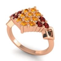 Simple Pave Art Deco Hira Ring