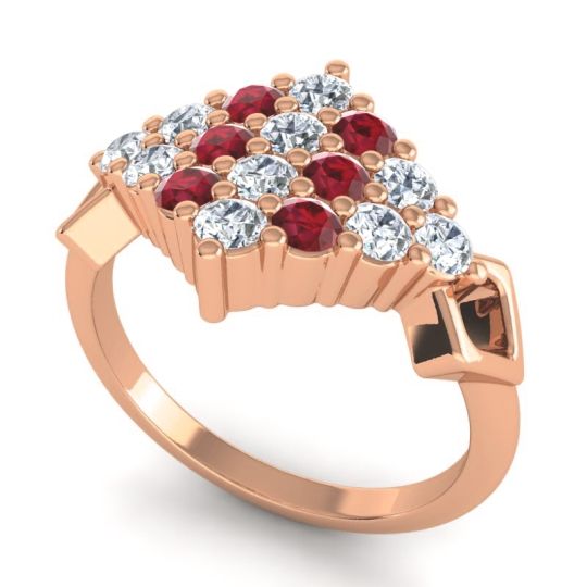 Simple Pave Art Deco Hira Ring