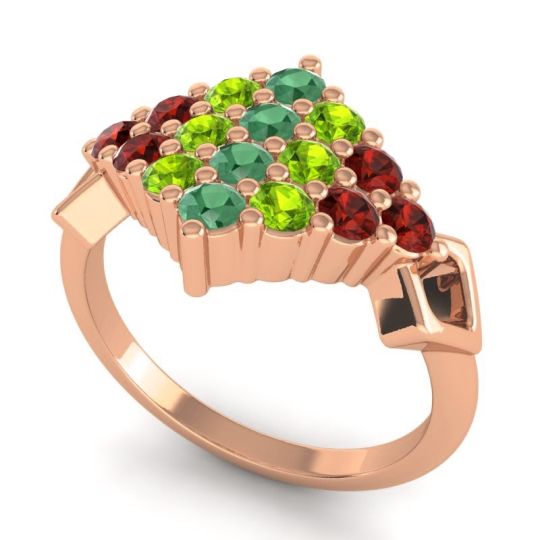 Simple Pave Art Deco Hira Ring