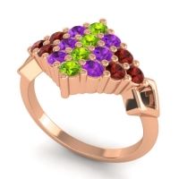 Simple Pave Art Deco Hira Ring