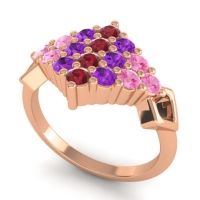 Simple Pave Art Deco Hira Ring