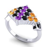 Simple Pave Art Deco Hira Ring