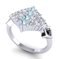 Simple Pave Art Deco Hira Ring