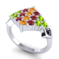 Simple Pave Art Deco Hira Ring