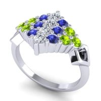 Simple Pave Art Deco Hira Ring