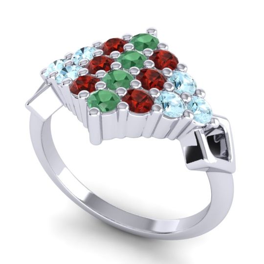 Simple Pave Art Deco Hira Ring