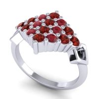 Simple Pave Art Deco Hira Ring