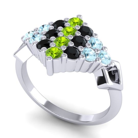 Simple Pave Art Deco Hira Ring