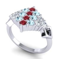 Simple Pave Art Deco Hira Ring