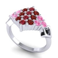 Simple Pave Art Deco Hira Ring