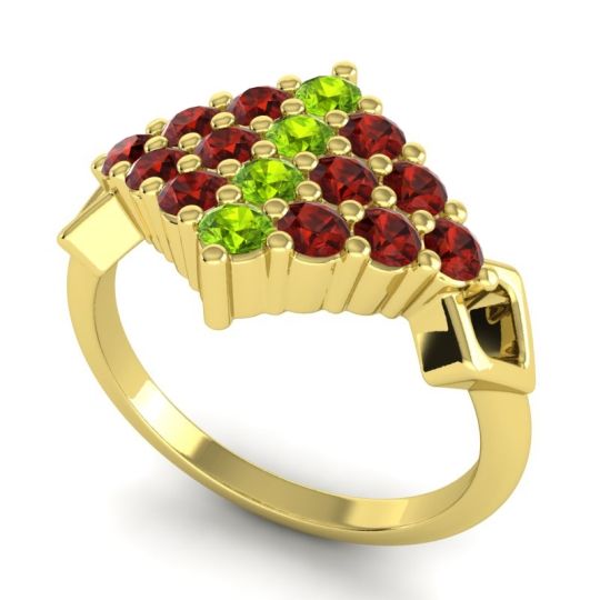 Simple Pave Art Deco Hira Ring