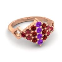 Simple Pave Art Deco Hira Ring