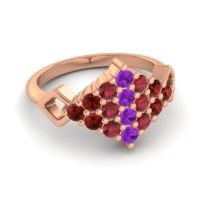 Simple Pave Art Deco Hira Ring