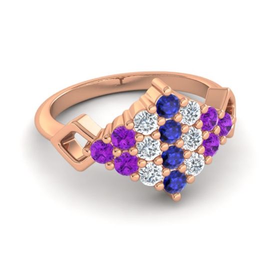 Simple Pave Art Deco Hira Ring