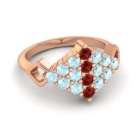 Simple Pave Art Deco Hira Ring