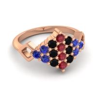 Simple Pave Art Deco Hira Ring