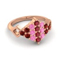 Simple Pave Art Deco Hira Ring