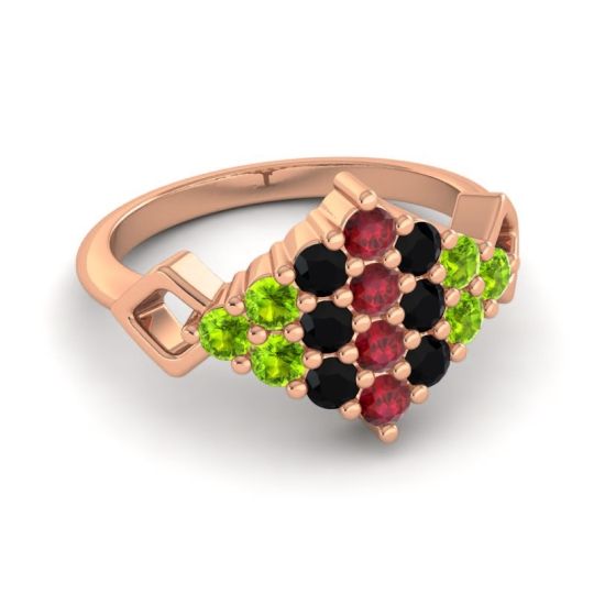 Simple Pave Art Deco Hira Ring