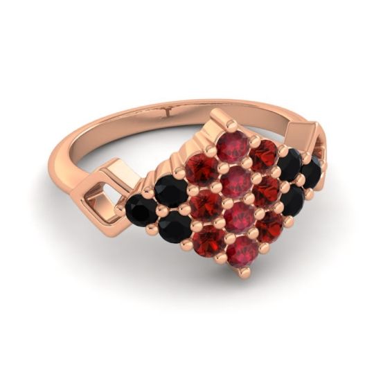 Simple Pave Art Deco Hira Ring