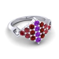 Simple Pave Art Deco Hira Ring