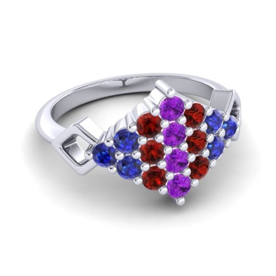Simple Pave Art Deco Hira Ring