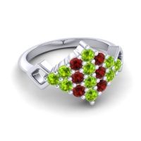 Simple Pave Art Deco Hira Ring