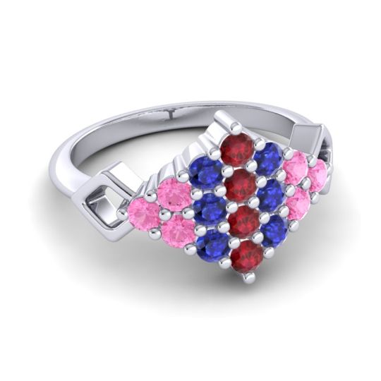 Simple Pave Art Deco Hira Ring