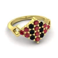 Simple Pave Art Deco Hira Ring